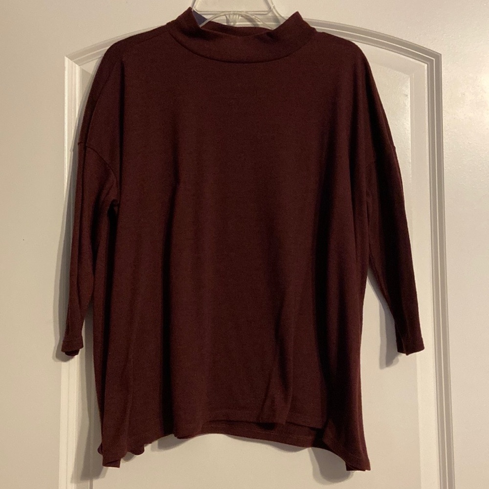 Loft mockneck top